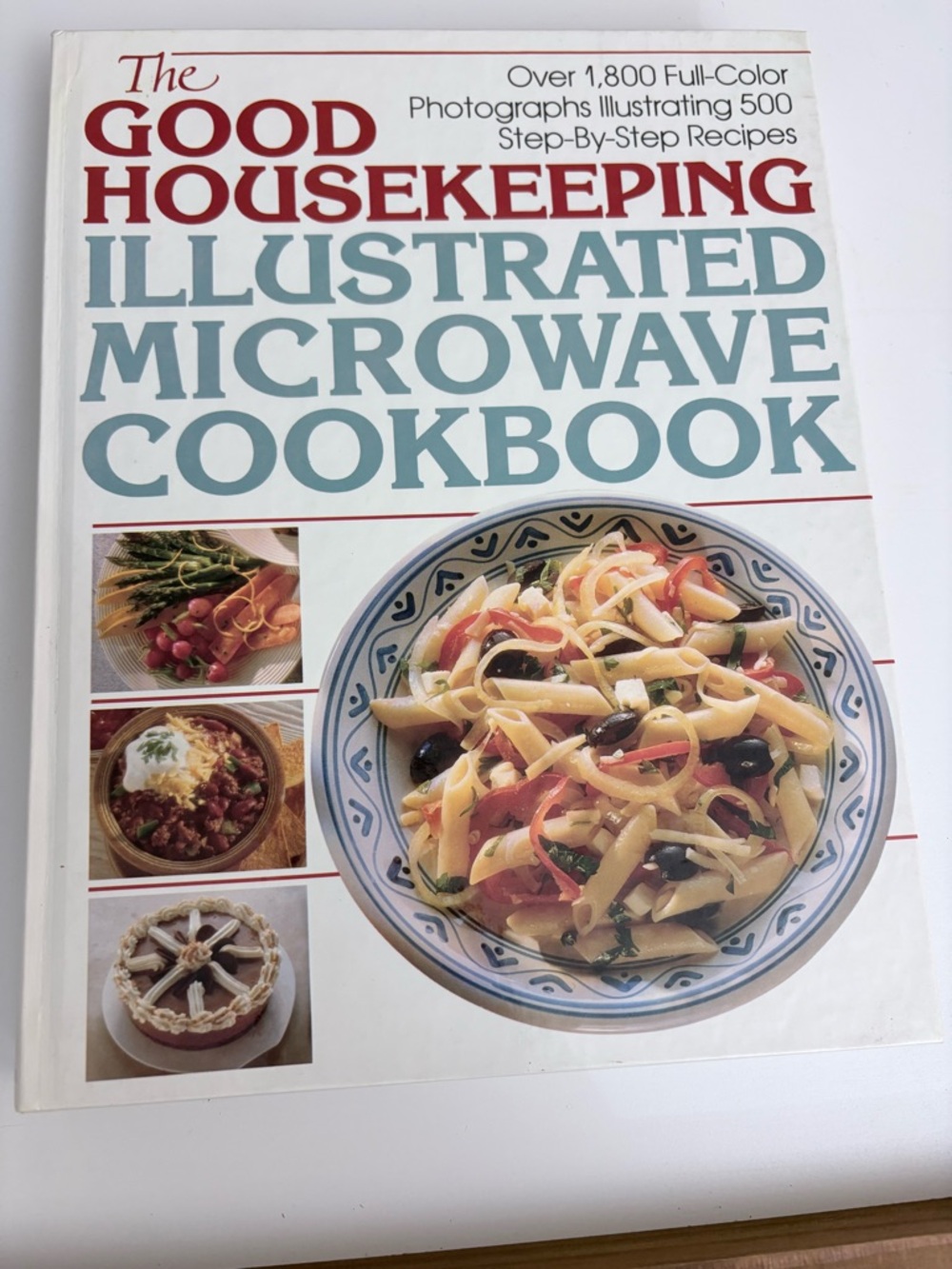 📒Good Housekeeping Illustrated Microwave Cookbook 1990 Hardcover 500 Recipes